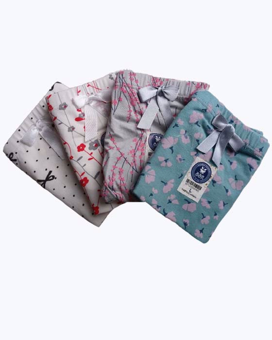 شورت زنانه اسلیپ کمر پهن طرحدار BAHMAN POUSHAK